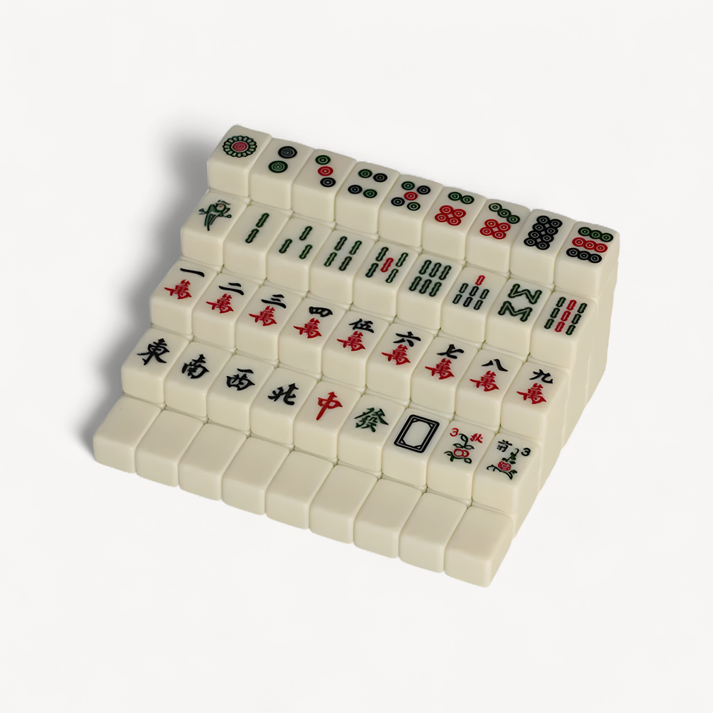 20*14mm/26*18mm Mini Chinese Mahjong Tiles 144pcs/set Tin Box Packaging Portable Travel Game Set for Family Party (chinese mahjong tin box)
