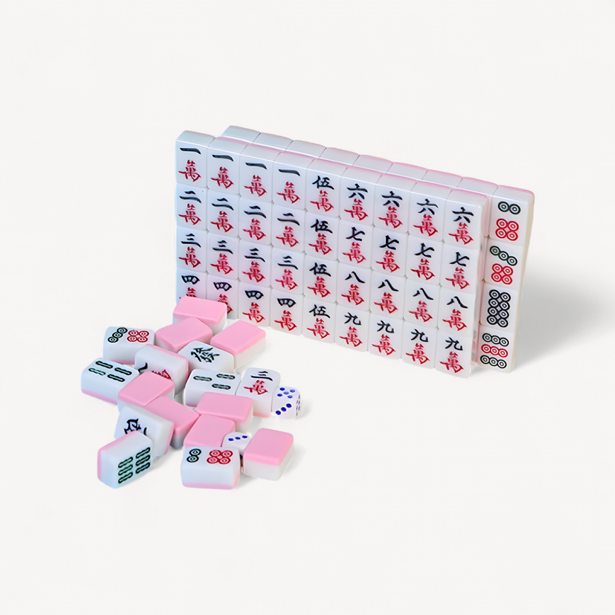 20*14mm/26*18mm Mini Chinese Mahjong Tiles 144pcs/set Tin Box Packaging Portable Travel Game Set for Family Party (chinese mahjong tin box)