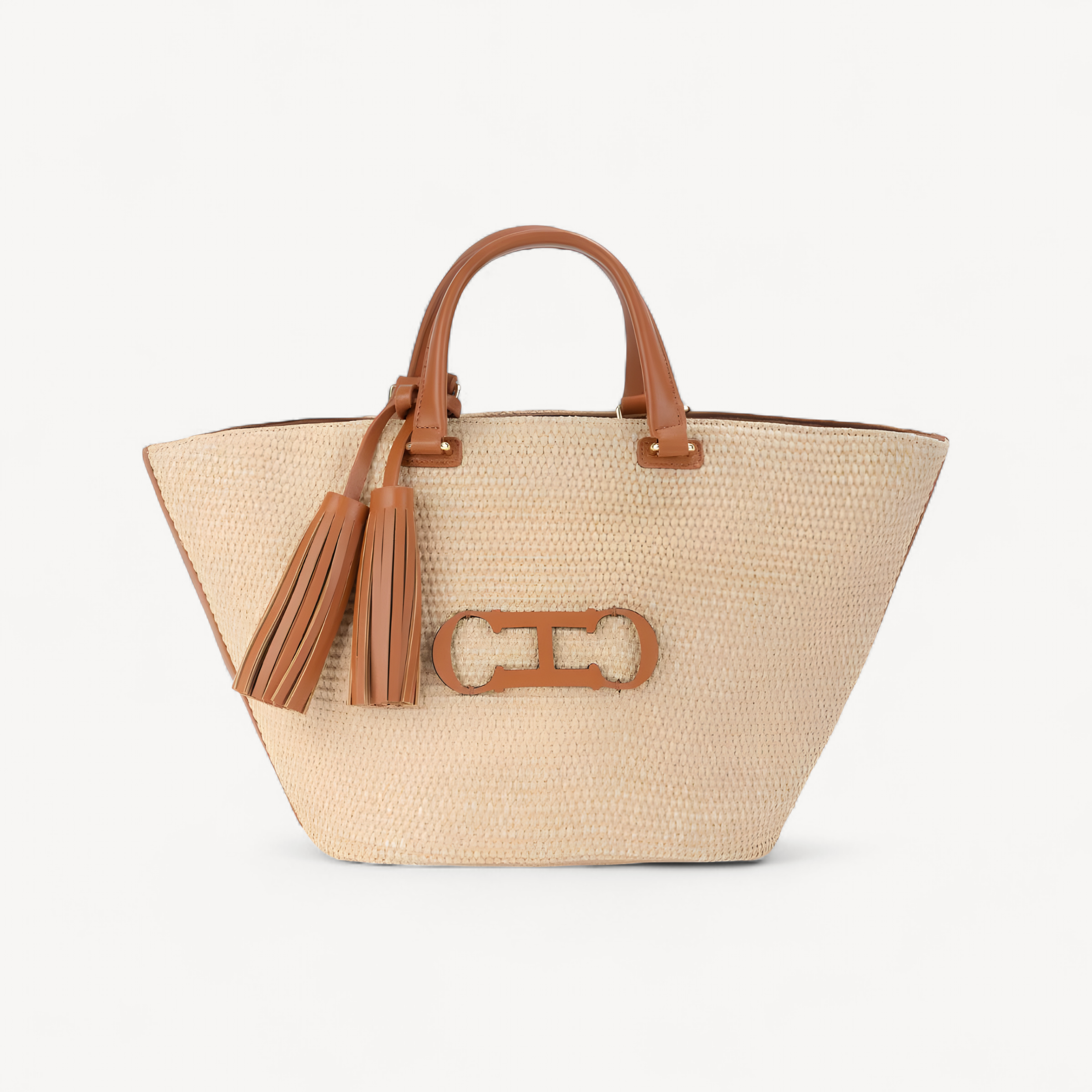 Mahjong Straw Bag, Woven Bucket Bag, Large Capacity