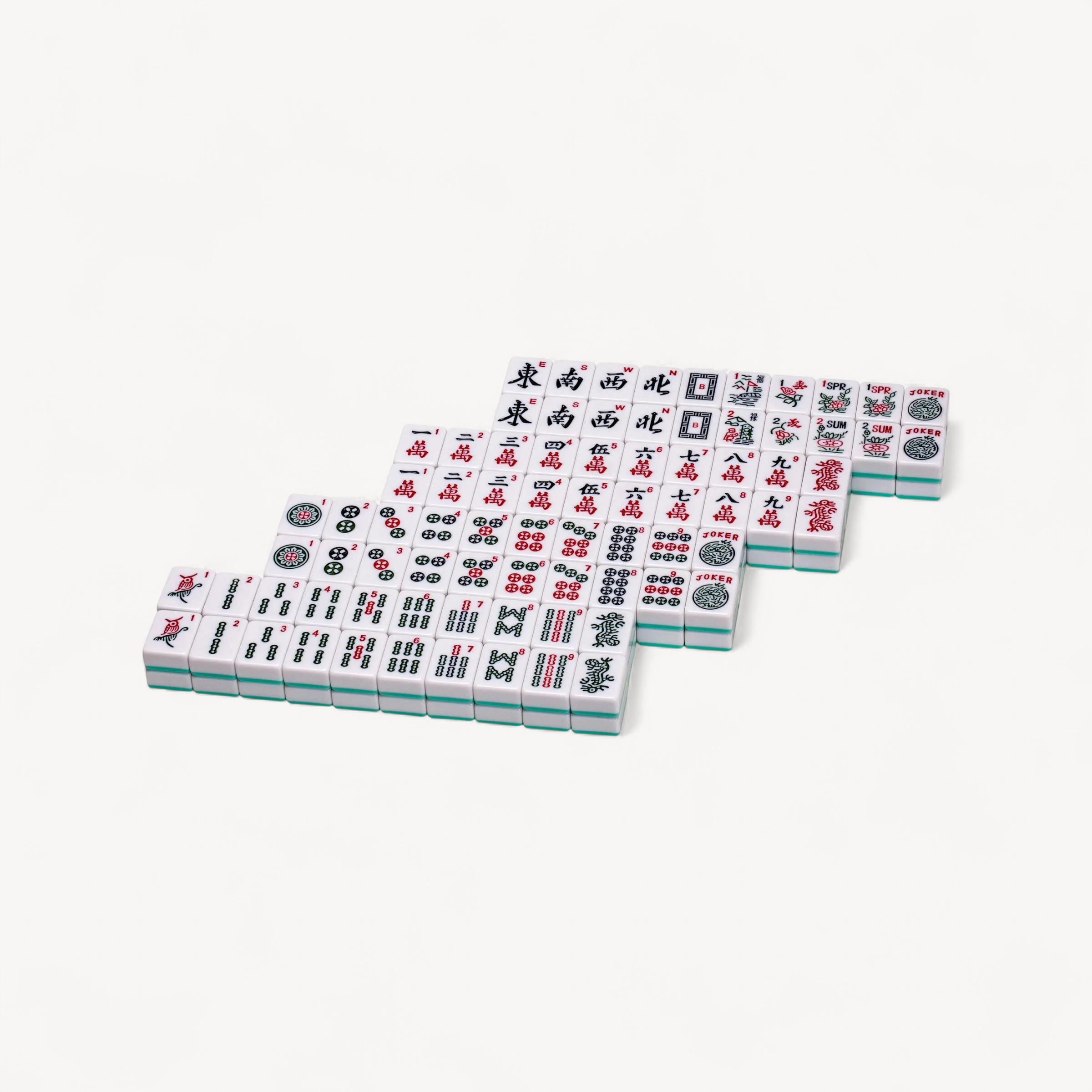 44mm Automatic Mahjong Table Mahjong Tiles Four-player Green Back Melamine Large Mahjong Set 1.6 Inches (automatic mahjong table tiles)