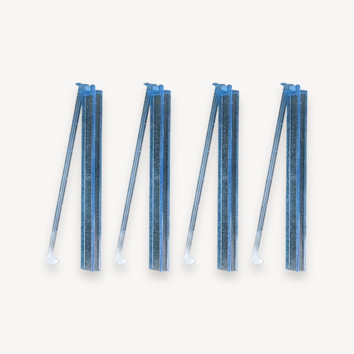 4PCS Modern American Mahjong Rack Set with Sliding Pusher Clear Acrylic Mahjong Tile Holder For Home Club Game Night P31B (acrylic mahjong rack with pusher)