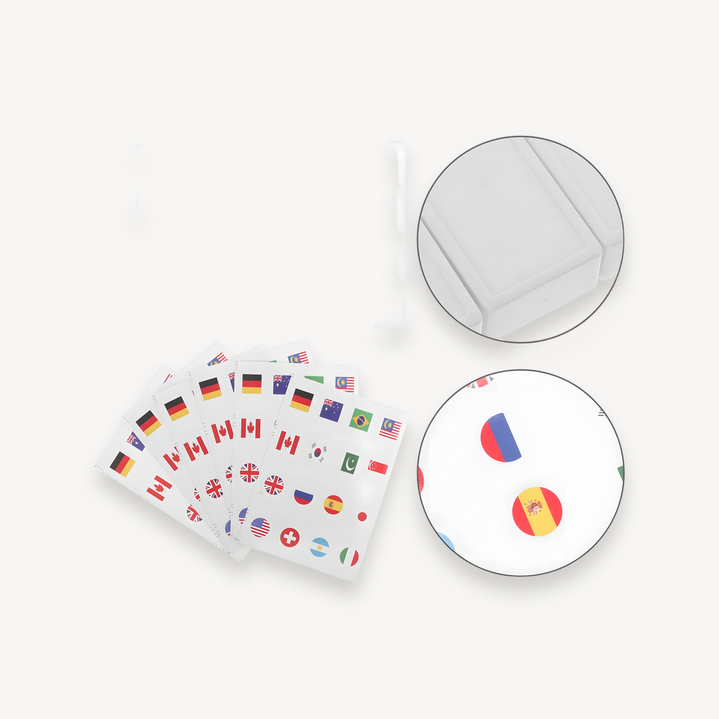 65pcs Mahjong Domino Holders For Mexican Train Dominoes Tiles Durable Plastic Simplified Rules Family Games Travel (mahjong domino holder)