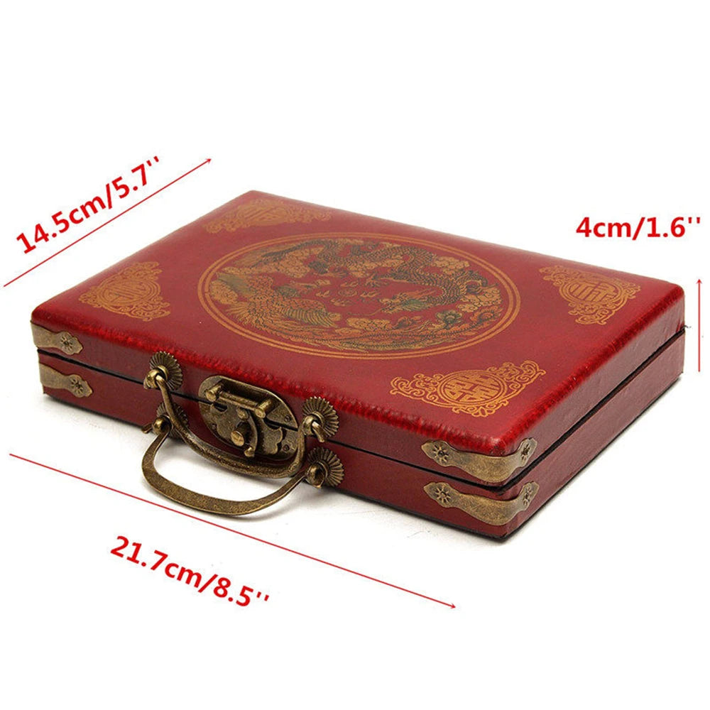 Numbered Mahjong Tiles Set, 144 Tiles, Chinese