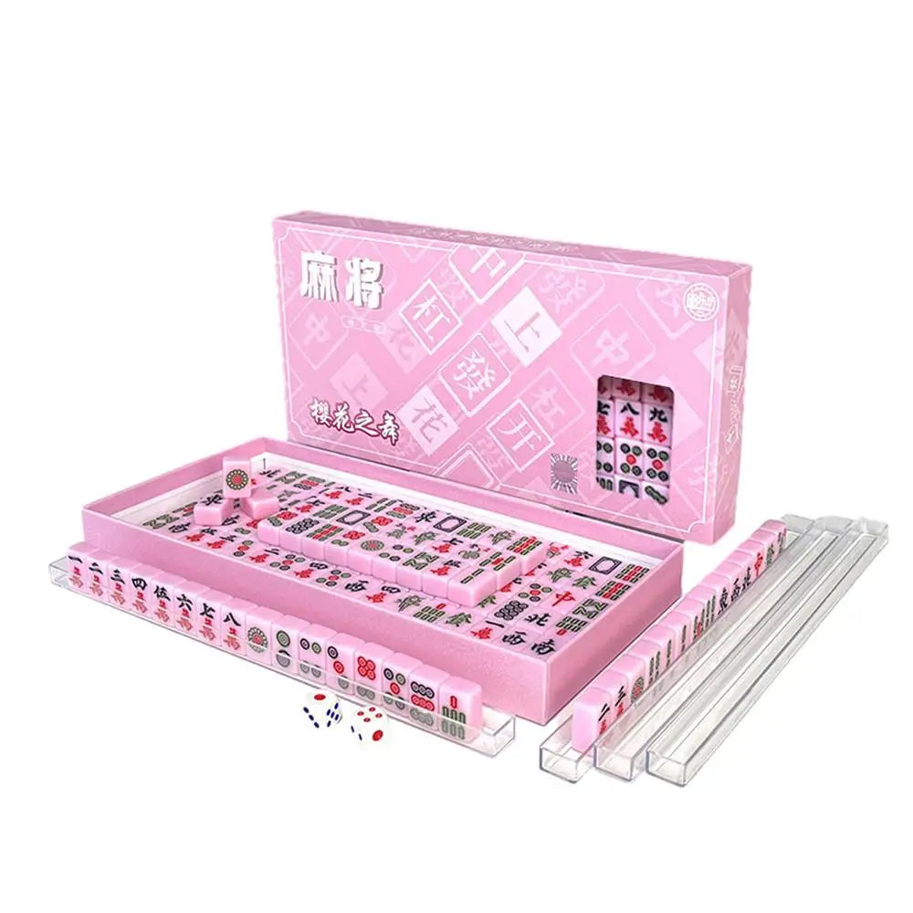 Outdoor Mahjong Set, 20 mm Tiles, Four Colours