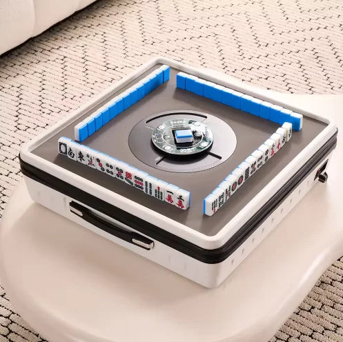Modern Portable Automatic American and Chinese Mahjong Table with Magnetic Tiles and Handheld Mini Gaming Table (portable mahjong table)