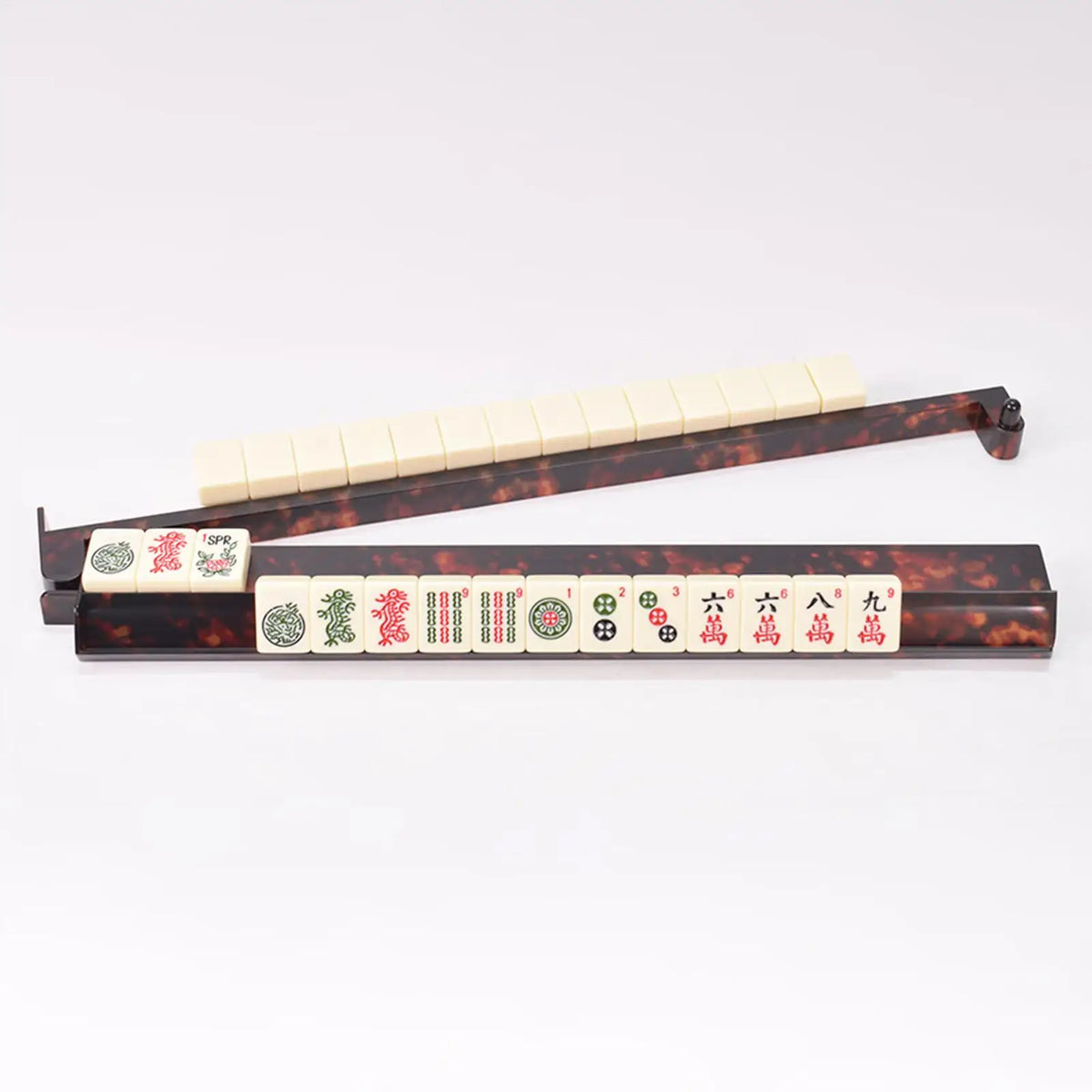 Tortoiseshell Mahjong Rack, Set of 4, Anti Slip