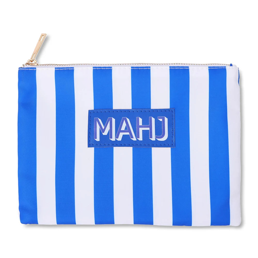 New Print Portable Nylon Mahjong Card Storage Bag Zipper Closure Candy Waterproof Chips Pouch Mahjong Tile Cards Accessory Bag (mahjong card bag)