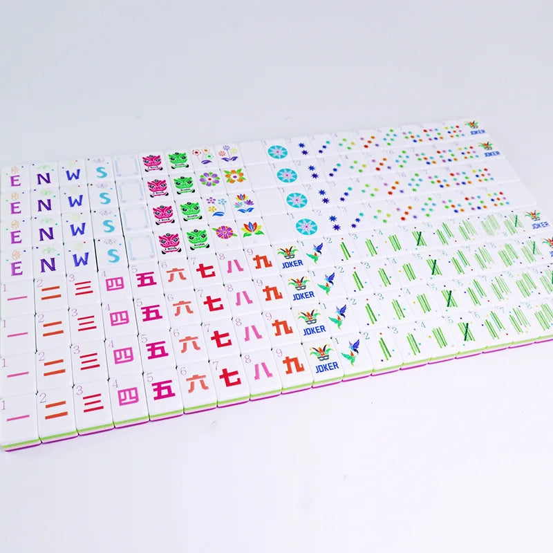 American Mahjong Set Adults, 160 Tiles, Magenta | Marigold