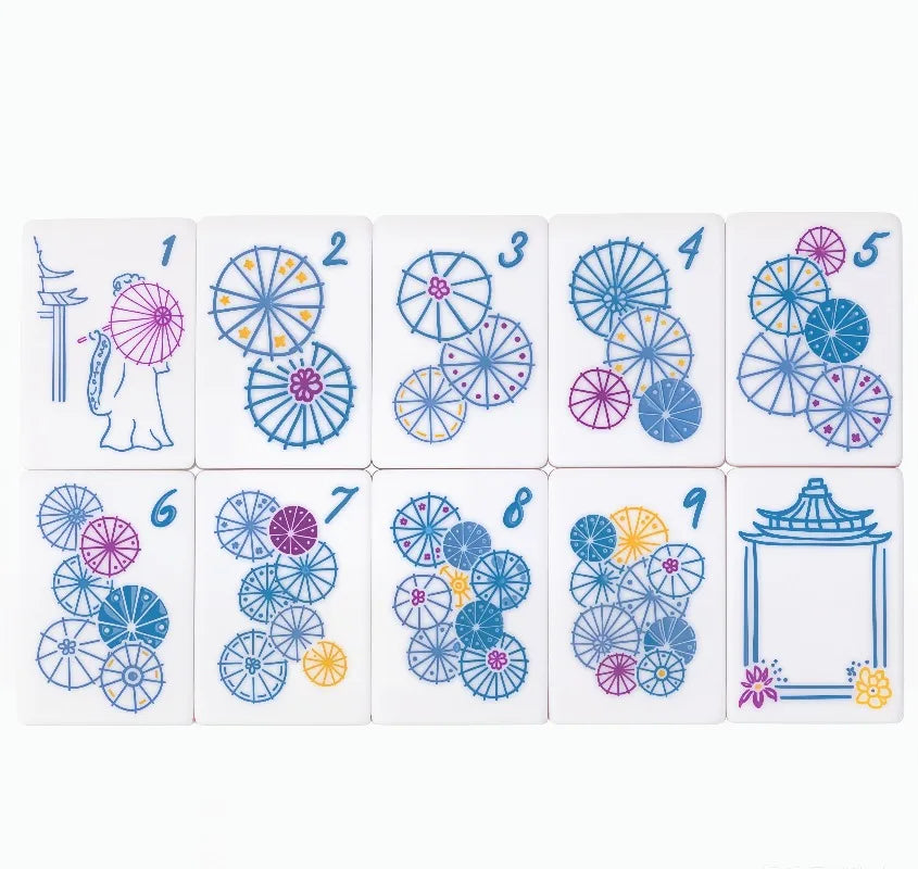 【Mahjong Set】Board Game2026 Factory OEM American-Style Modern Mahjong Set Tiles Dark Marble Acrylic Acrylic Set Durable Portable (american style mahjong set)