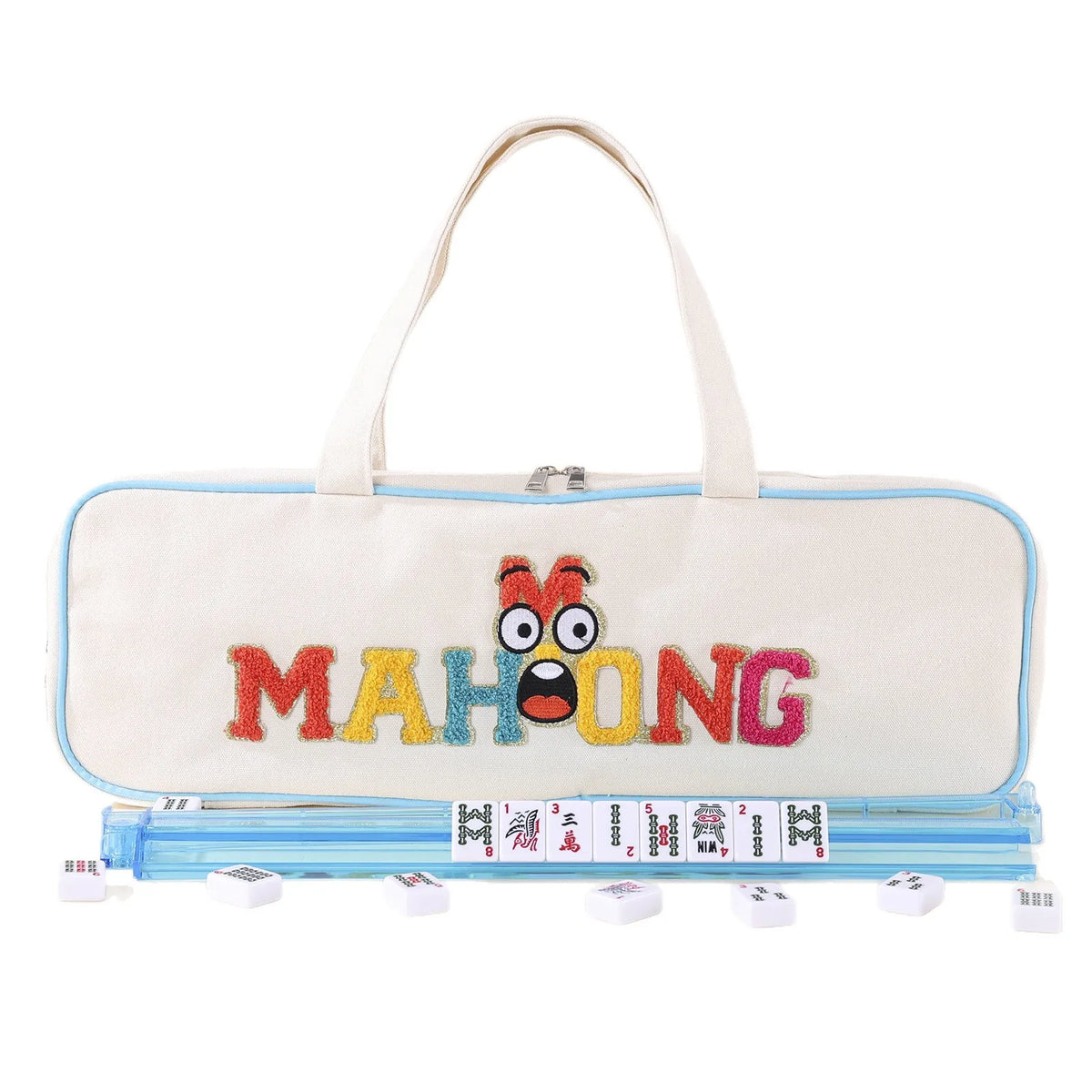 Mahjong Tile Carrying Bag, Canvas, Waterproof