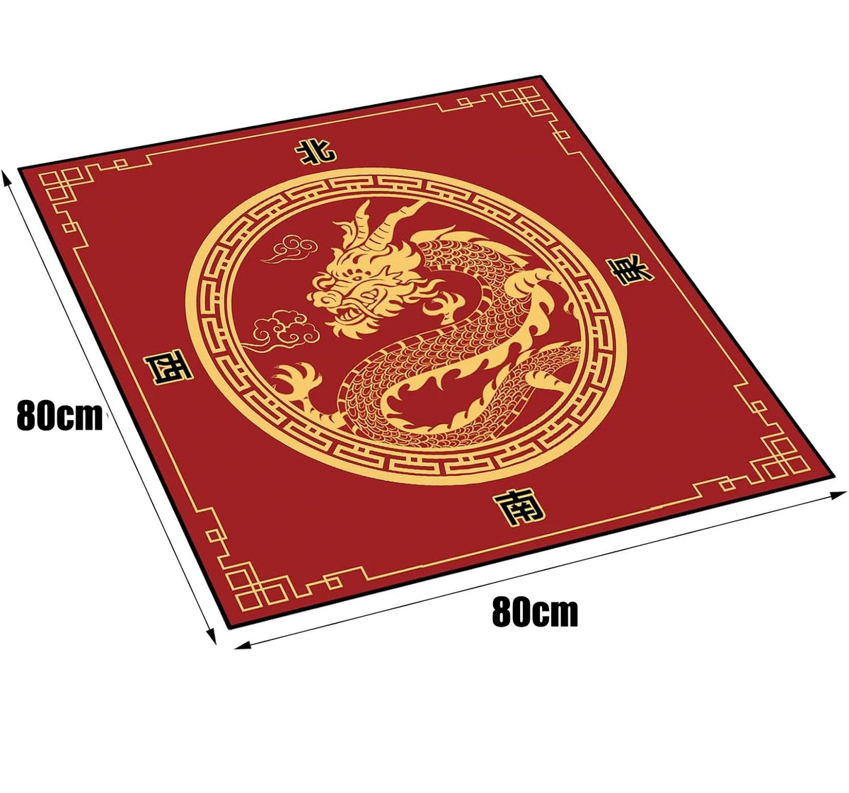 70/80/90cm creative design mahjong game rubber table mat party multiplayer game mahjong mat entertainment accessories (rubber mahjong table mat)