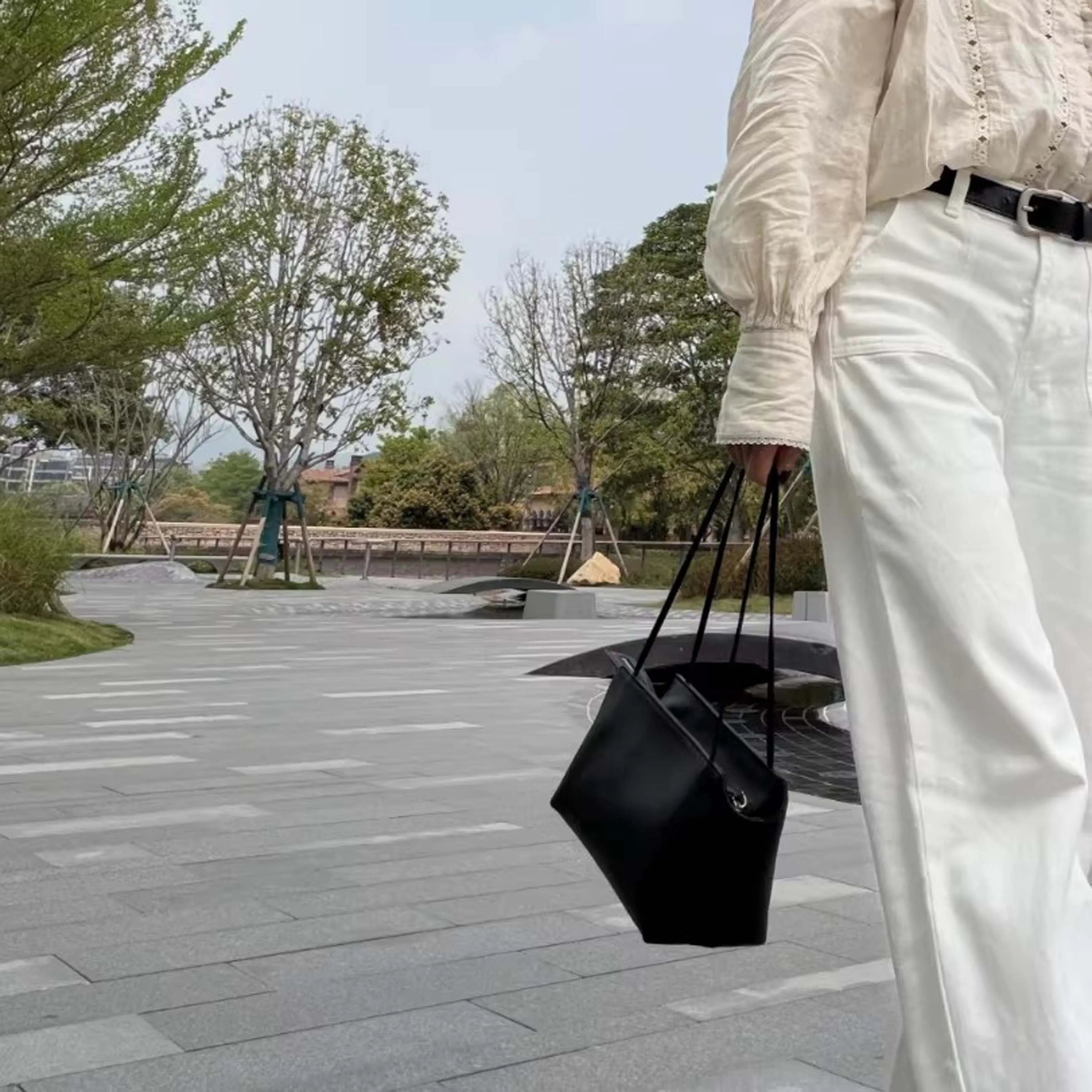 Keep Kapu【Mahjong Bag】Brown Full Sheepskin Retro Casual Commuter Handbag Versatile Shoulder Bag (mahjong shoulder bag)