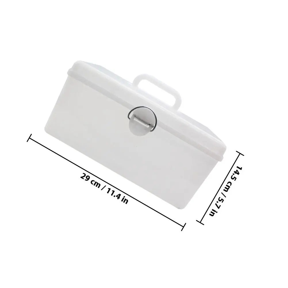 Plastic Mahjong Storage Box Portable Multi-Functional Organizer with Handle for Mahjong Tiles Accessories Household Game Storage (mahjong storage box)