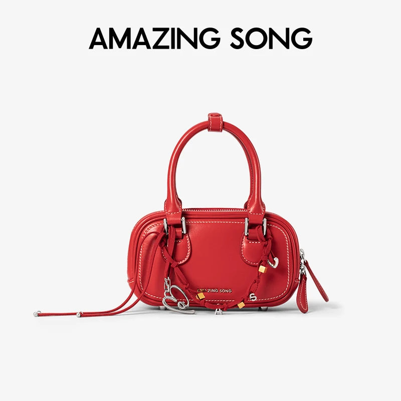 Amazing Song Original Design Toast Mahjong Bag Crossbody Bag Fashion For Women (mahjong canvas shoulder bag)