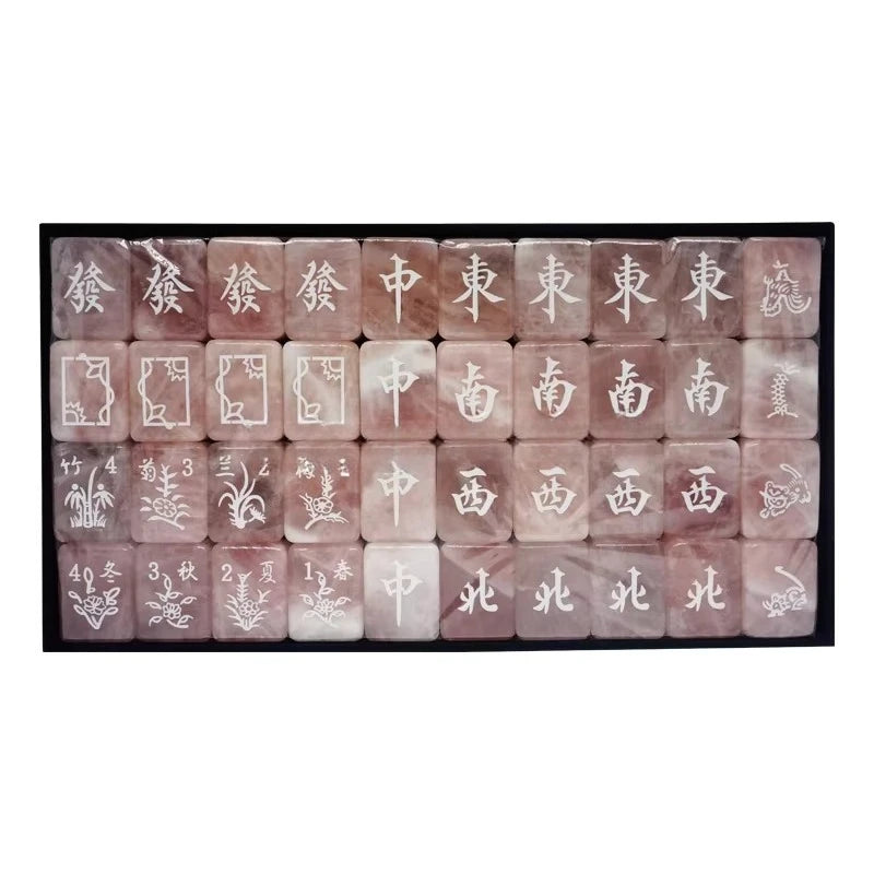 Jade Mahjong Game Set with Case, Tiles (jade mahjong game set)