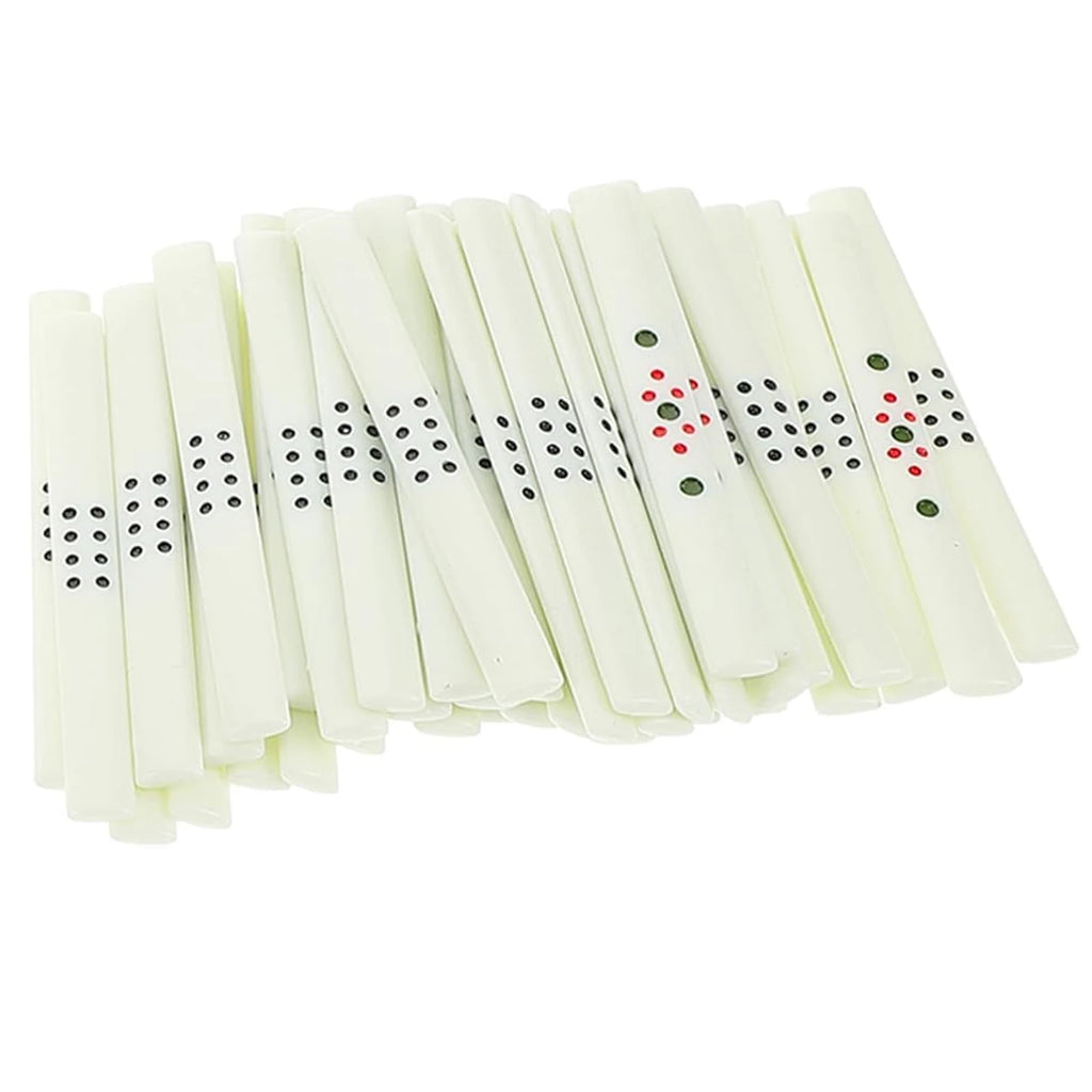 44Pcs Mahjong Chess and Card Counting Stick Tiles Clearly Occasions - Ideal Games, Family Entertainment, Friends (mahjong counting sticks)