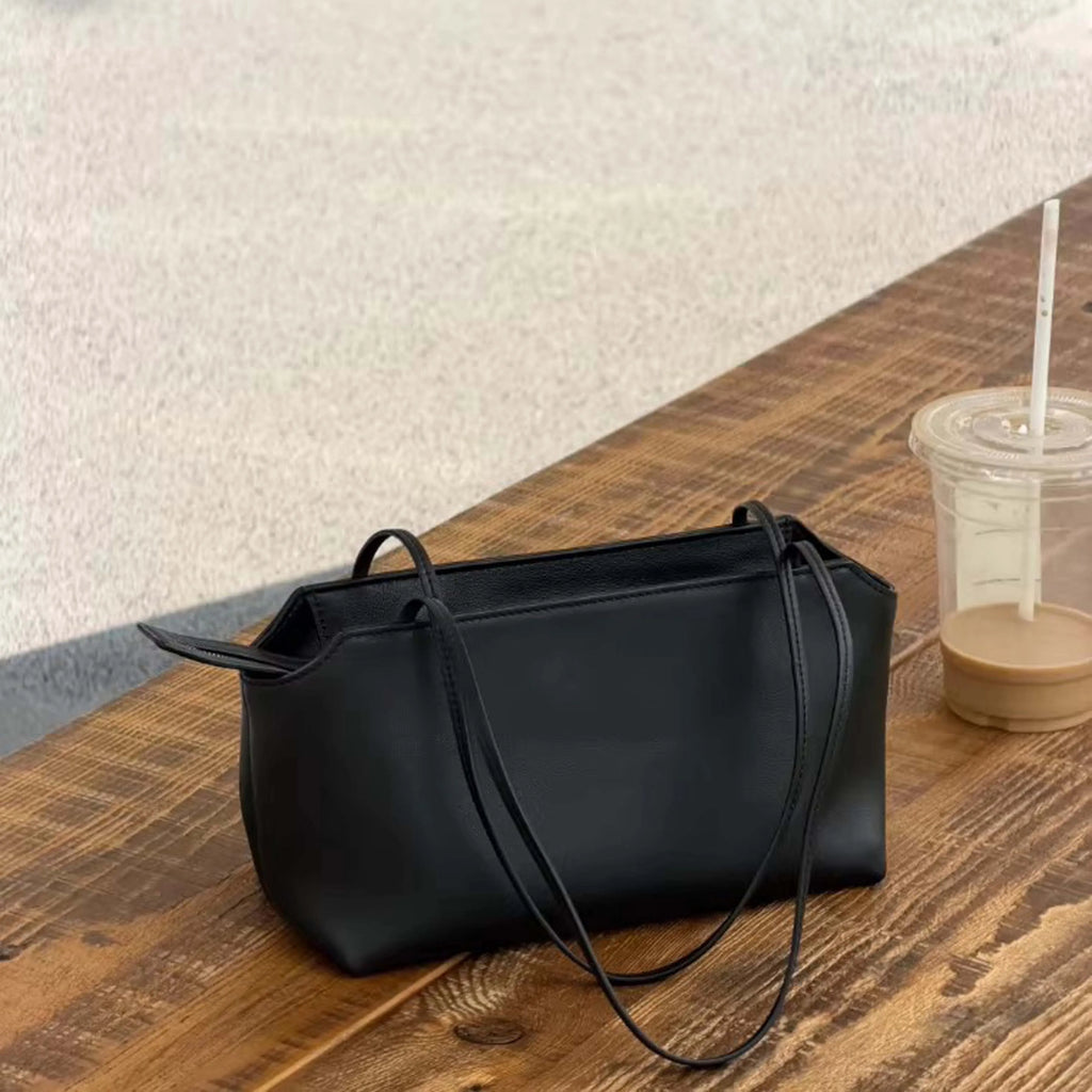 Keep Kapu【Mahjong Bag】Brown Full Sheepskin Retro Casual Commuter Handbag Versatile Shoulder Bag (mahjong shoulder bag)
