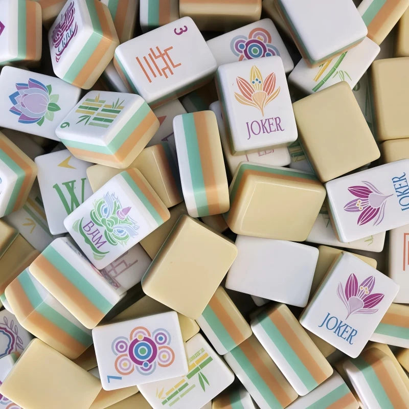 American Mahjong Tiles Set, 160 Tiles, Eight Colours | Rosemary