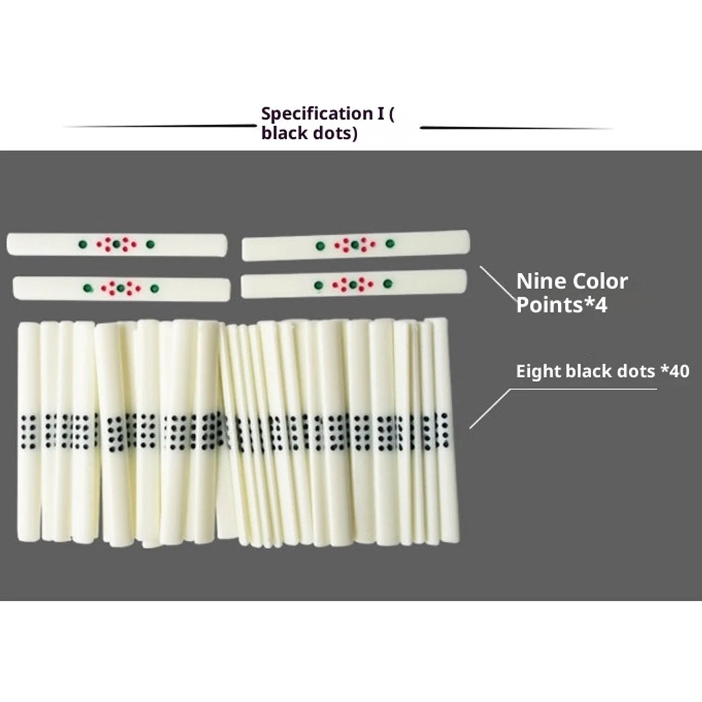 44Pcs Mahjong Chess and Card Counting Stick Tiles Clearly Occasions - Ideal Games, Family Entertainment, Friends (mahjong counting sticks)