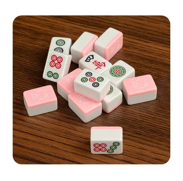 Decorative Mahjong Blocks, Mini 26 mm, Illustrated