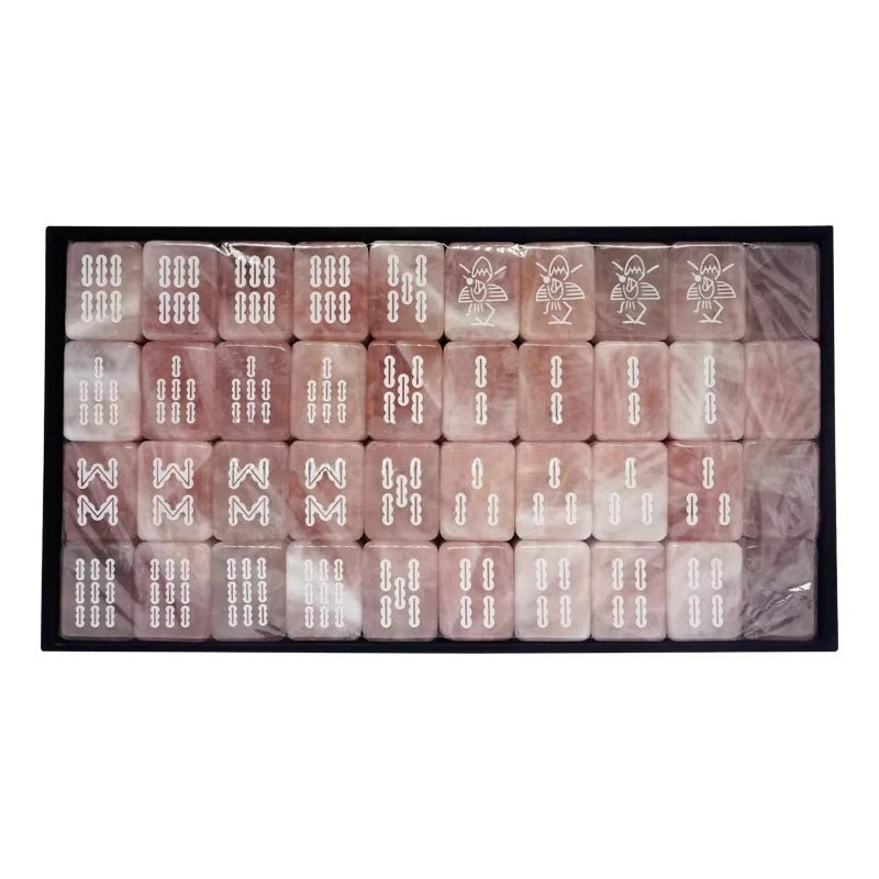 Jade Mahjong Game Set with Case, Tiles (jade mahjong game set)