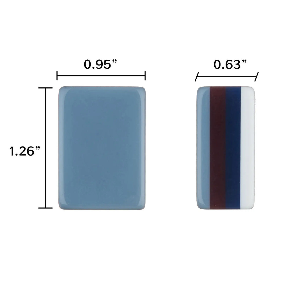 Blue Acrylic Mahjong Set, Crystal Tiles | Honeysuckle