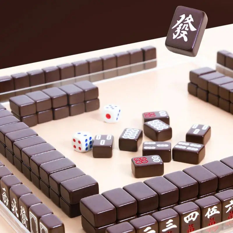 Outdoor Mahjong Set, 20 mm Tiles, Four Colours