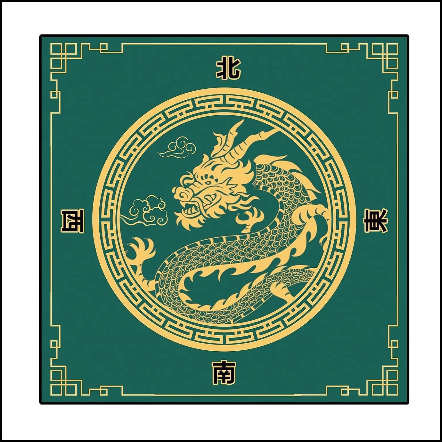 70/80/90cm mahjong game rubber table mat creative design gathering multiplayer game mahjong table mat entertainment accessories (mahjong table mat)