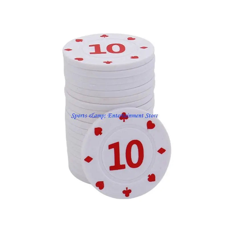 G7NF Pack of 100Pcs Game Wagering Mahjong Money Chip Set For Gambling Game Playings Counting and Other Recreations Game (mahjong scoring coins)