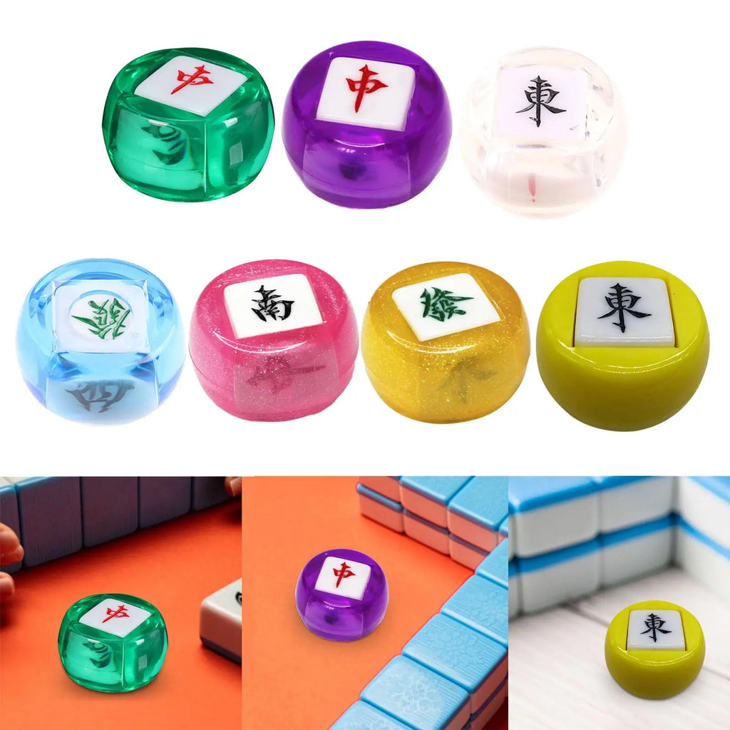 Mahjong Dice Set, Wind Direction Faces