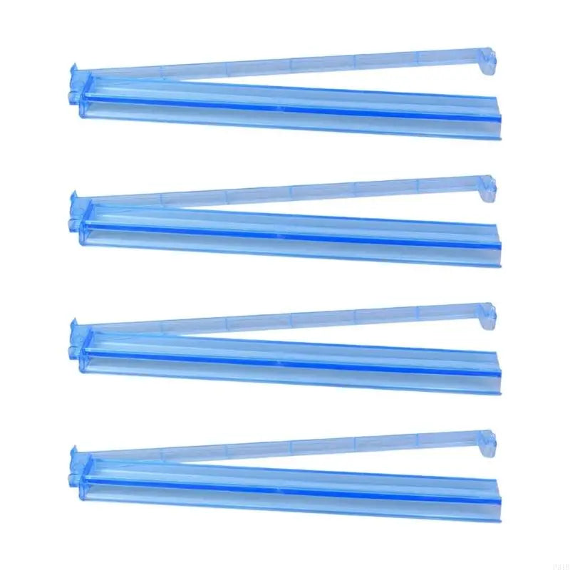 4PCS Modern American Mahjong Rack Set with Sliding Pusher Clear Acrylic Mahjong Tile Holder For Home Club Game Night P31B (acrylic mahjong rack with pusher)