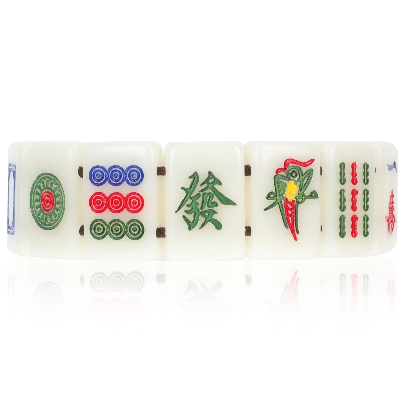 Elastic Acrylic Mahjong Bracelet For Men Couples Mahjong Tiles Fashion Jewelry Accessories Wrist Chains Gift Bracelets (mahjong tile bracelet)