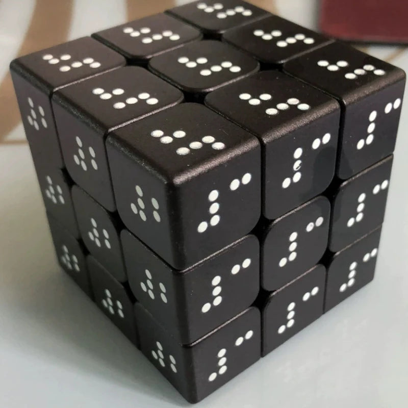 Tiktok Three-tier mahjong cube Decompression Toys Infinity Flip Magic Cube Puzzle Relieve Autism Calm Home Braille Games ornamen (tiktok mahjong set)