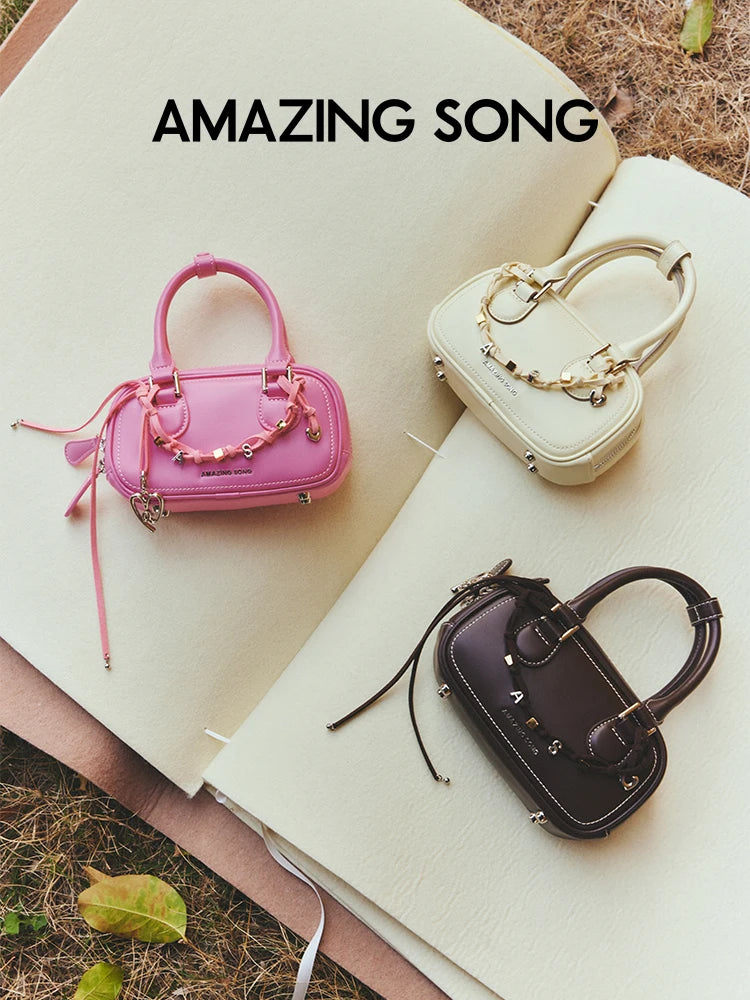 Mahjong Canvas Shoulder Bag, Messenger Style