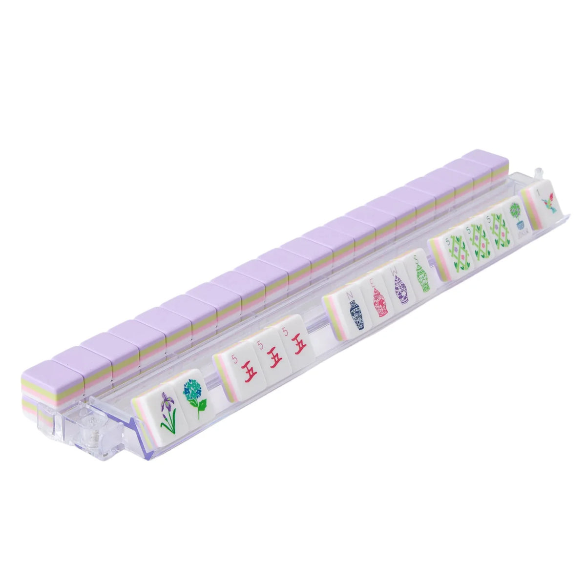 Acrylic American Mahjong Set, 160 Tiles, Light Purple | Violet