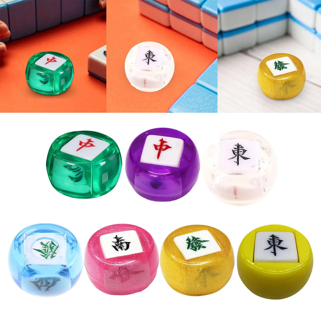 Mahjong Dice Set, Wind Direction Faces