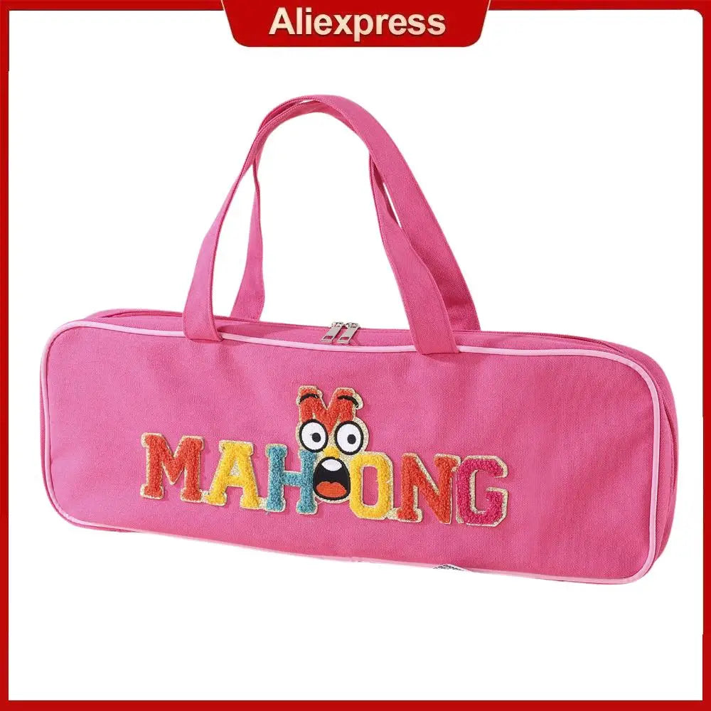 Mahjong Tile Storage Bag, Waterproof Canvas
