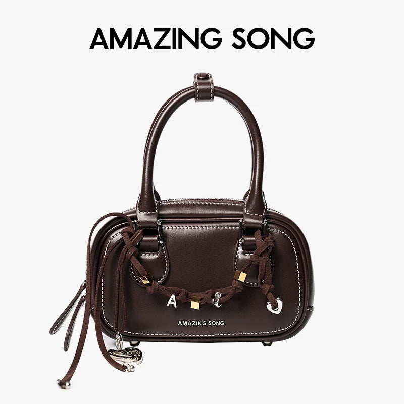 Mahjong Canvas Shoulder Bag, Messenger Style