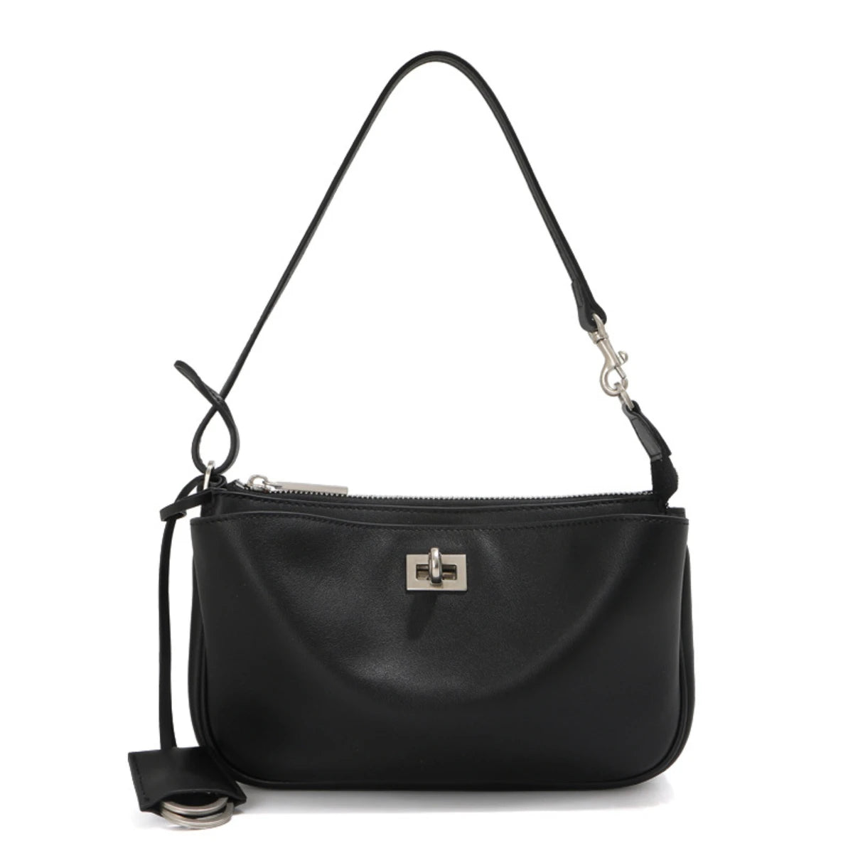 Women's Premium Genuine Leather Underarm Bag Luxury Cowhide Mahjong Bag Versatile Commute Shoulder Crossbody Handbag For Women (mahjong leather handbag)