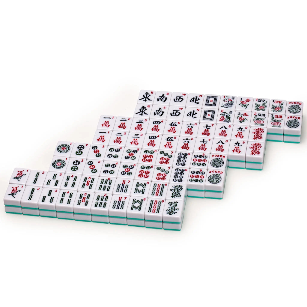 44mm Automatic Mahjong Table Mahjong Tiles Four-player Green Back Melamine Large Mahjong Set 1.6 Inches (automatic mahjong table tiles)