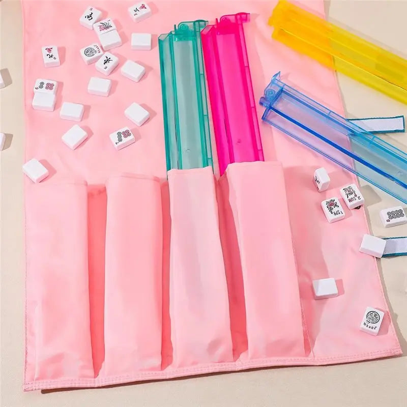 Tile Bag Accessory For Mahjong Bags Protective Sleeve For Mahjong Racks And Pushers 20 Inch,Empty Mah Jong Bag Only (mahjong rack sleeve)