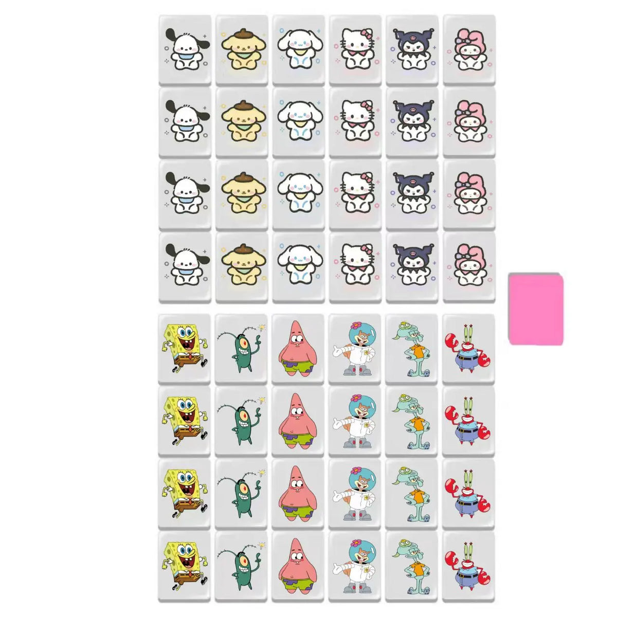 Mahjong Puzzle Game, Mini Blocks, 24 to 30 mm