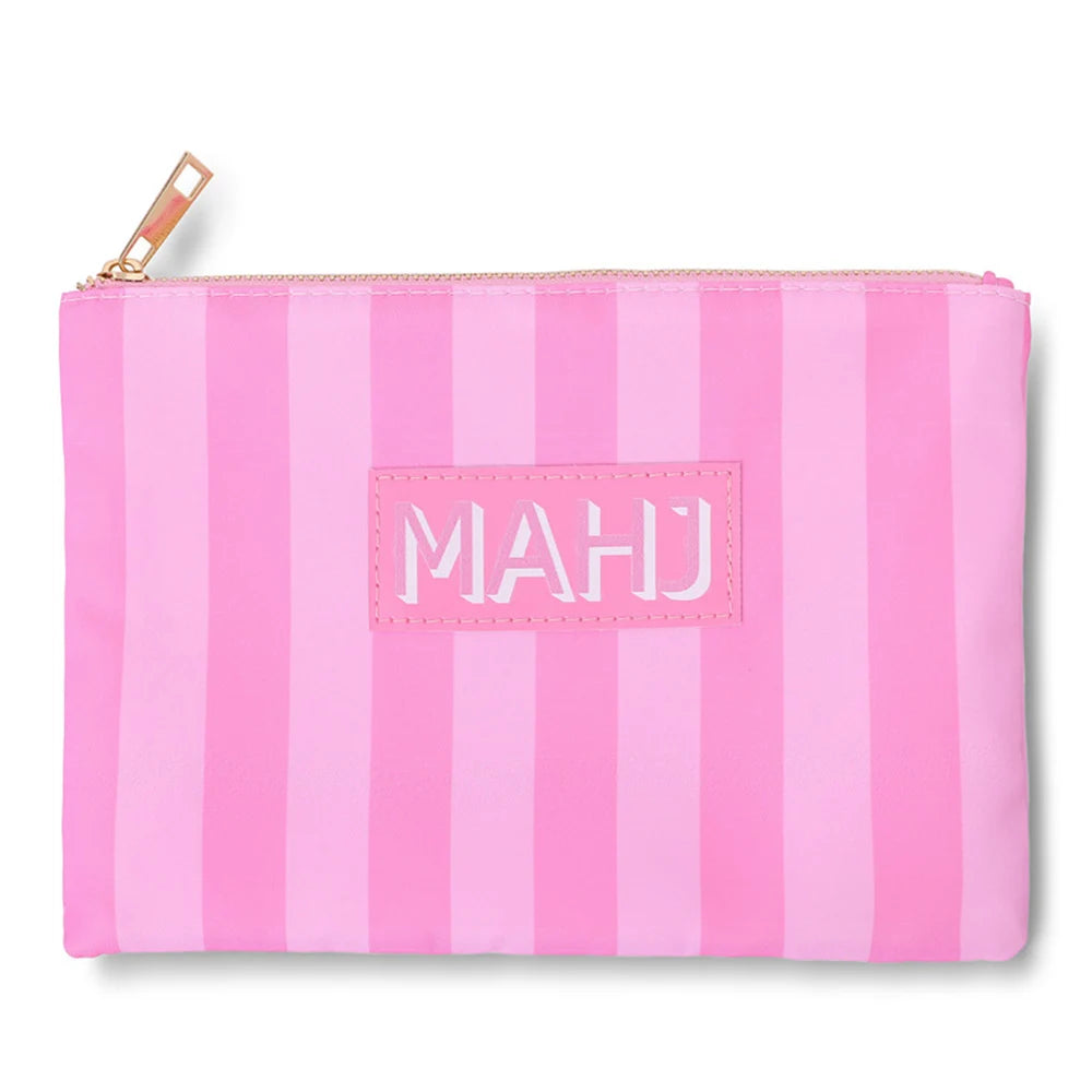 New Print Portable Nylon Mahjong Card Storage Bag Zipper Closure Candy Waterproof Chips Pouch Mahjong Tile Cards Accessory Bag (mahjong card bag)