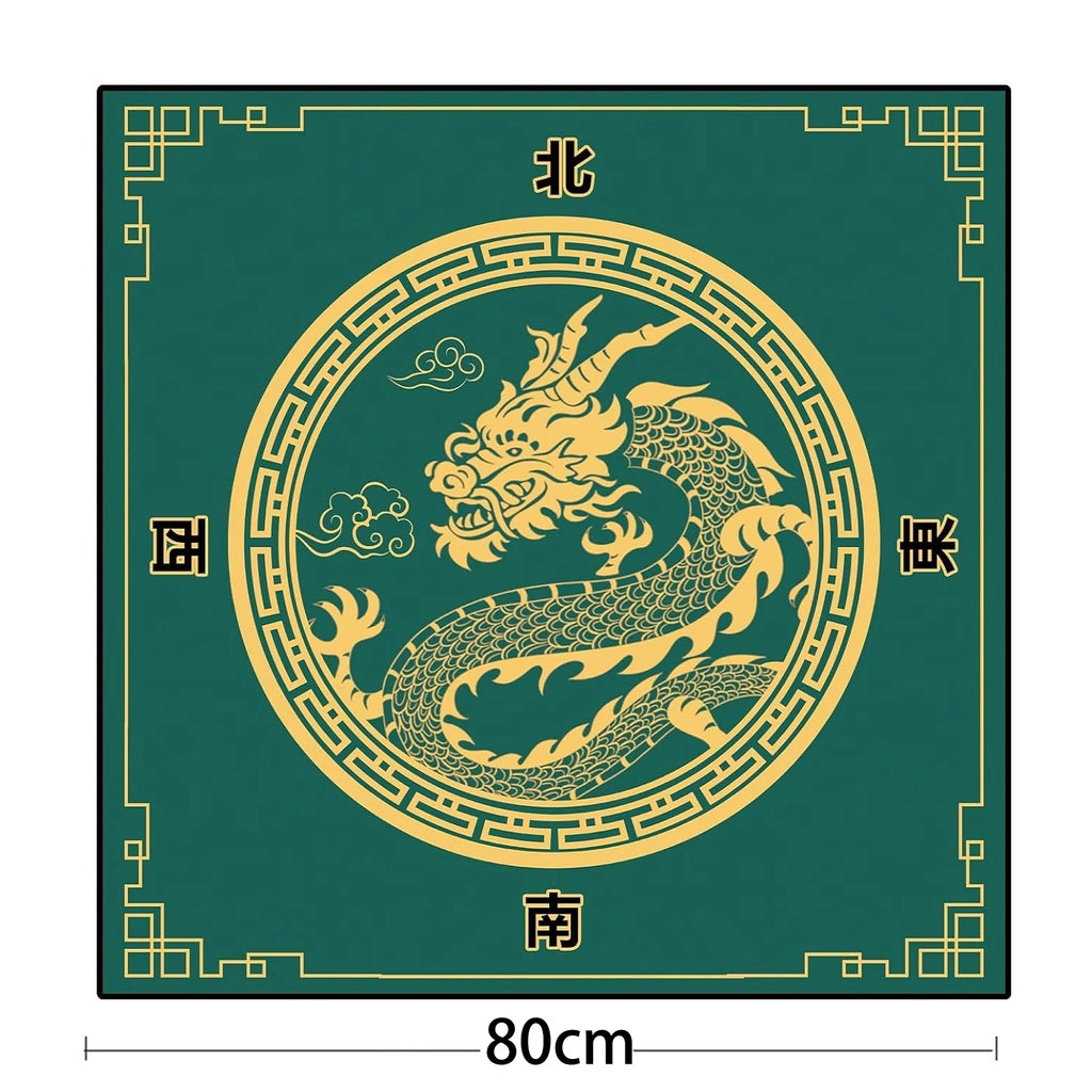 70/80/90cm mahjong game rubber table mat creative design gathering multiplayer game mahjong table mat entertainment accessories (mahjong table mat)