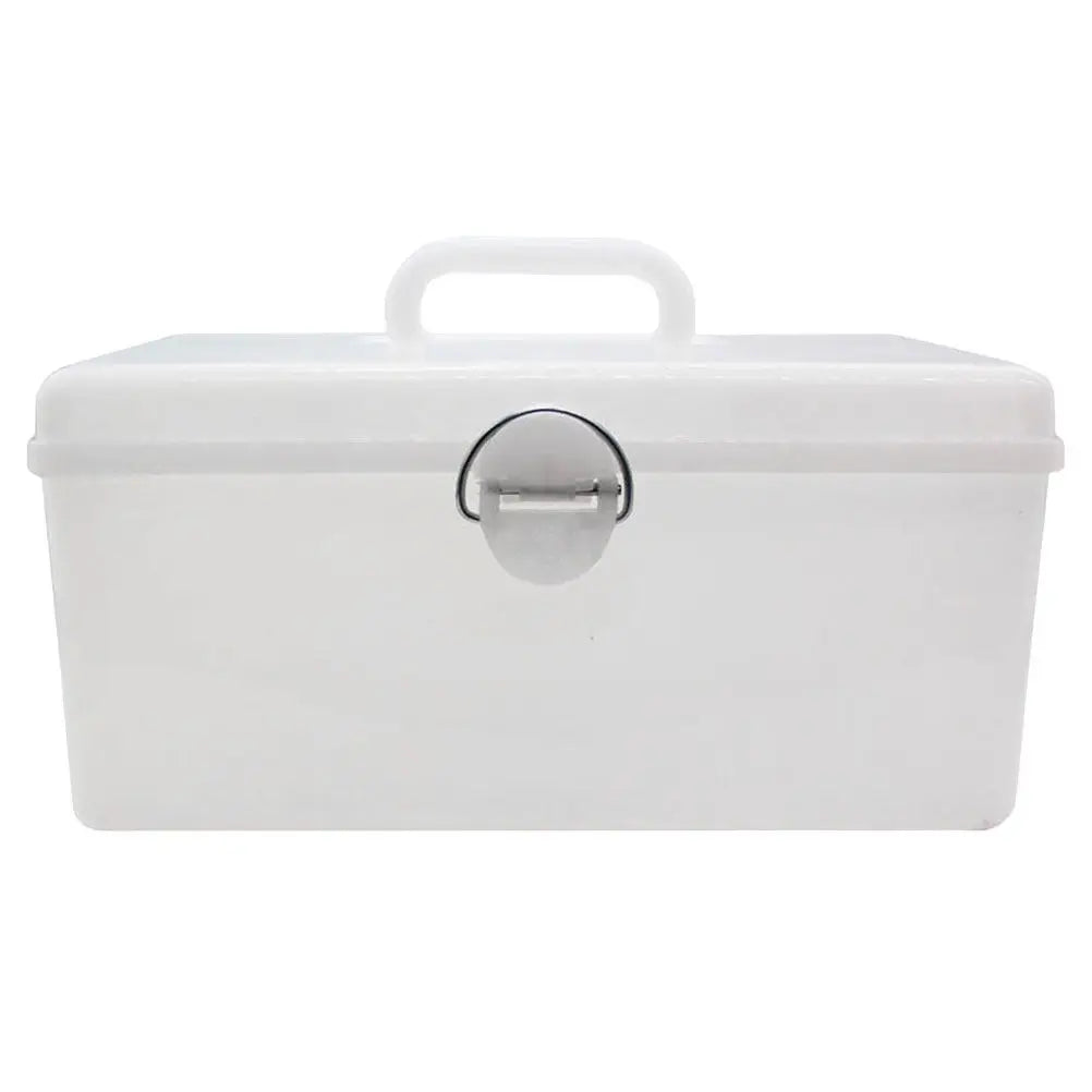 Plastic Mahjong Storage Box Portable Multi-Functional Organizer with Handle for Mahjong Tiles Accessories Household Game Storage (mahjong storage box)