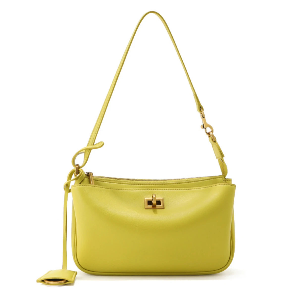 Women's Premium Genuine Leather Underarm Bag Luxury Cowhide Mahjong Bag Versatile Commute Shoulder Crossbody Handbag For Women (mahjong leather handbag)