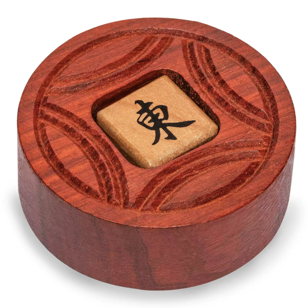 Wooden Mahjong Wind Indicator, Solid Wood
