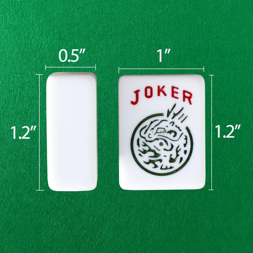 American Mahjong Full 166 Piece Set Collectible Tiles with Pushers for Family Playing (american mahjong collectible tiles)
