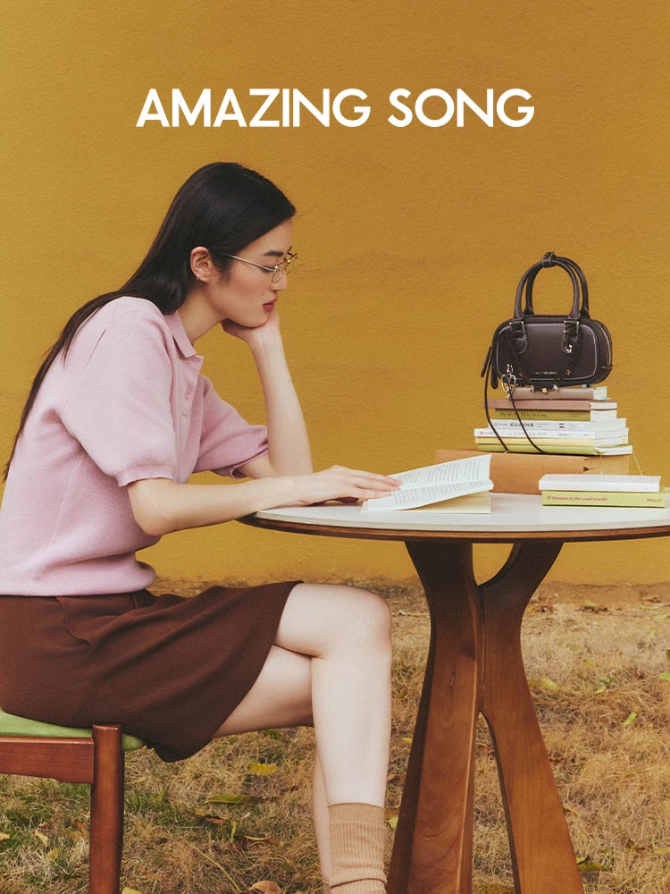 Amazing Song Original Design Toast Mahjong Bag Crossbody Bag Fashion For Women (mahjong canvas shoulder bag)