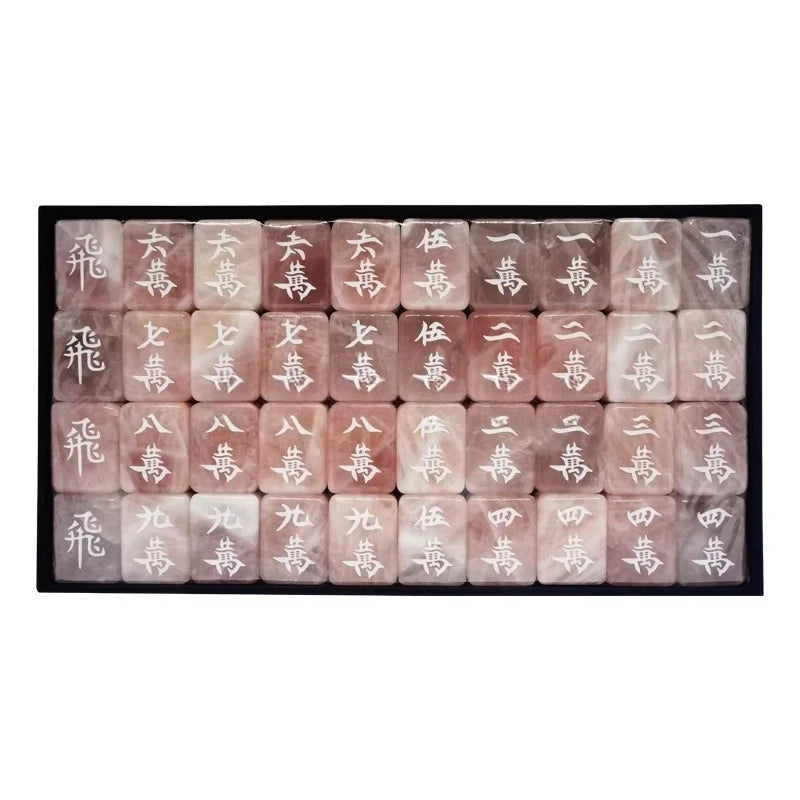 Jade Mahjong Game Set with Case, Tiles (jade mahjong game set)